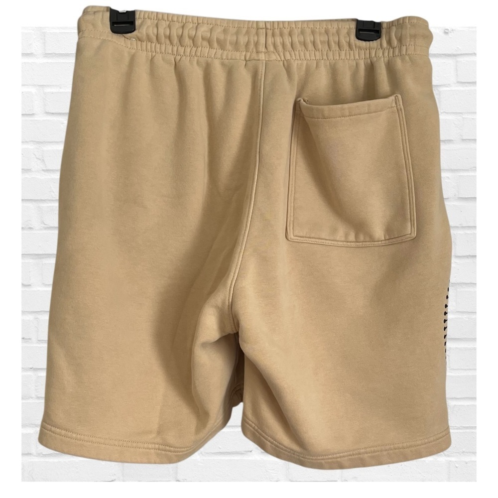 Nike Air Jordan Small Graphic Tan Men's Heavyweight Sweat Shorts Streetwear Y2K - Picture 2 of 6